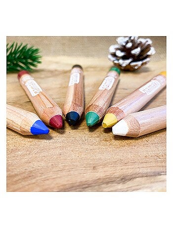 Kit de 6 crayons de maquillage Arc-en-ciel