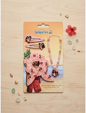 Kit de beauté 3 accessoires moana disney