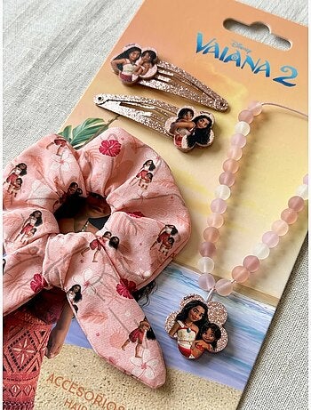 Kit de beauté 3 accessoires moana disney