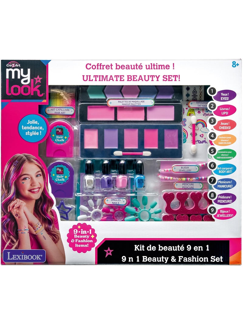 Kit de beauté 9 en 1 Multicolore - Kiabi