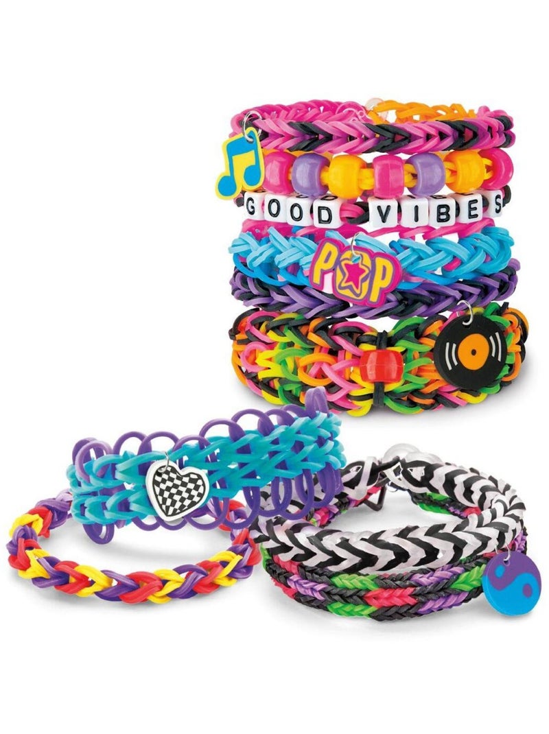 Kit de bracelet élastiques à tisser Rock 'n' roll N/A - Kiabi