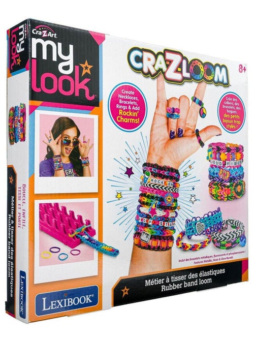 Kit de bracelet élastiques à tisser Rock 'n' roll - Kiabi