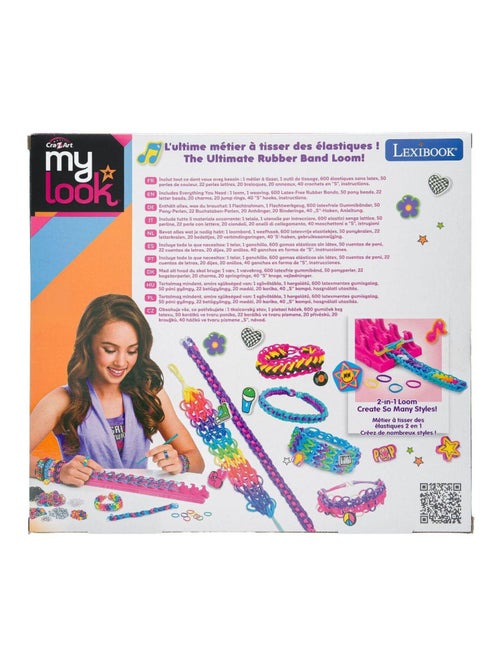 Kit de bracelet élastiques à tisser Rock 'n' roll - Kiabi