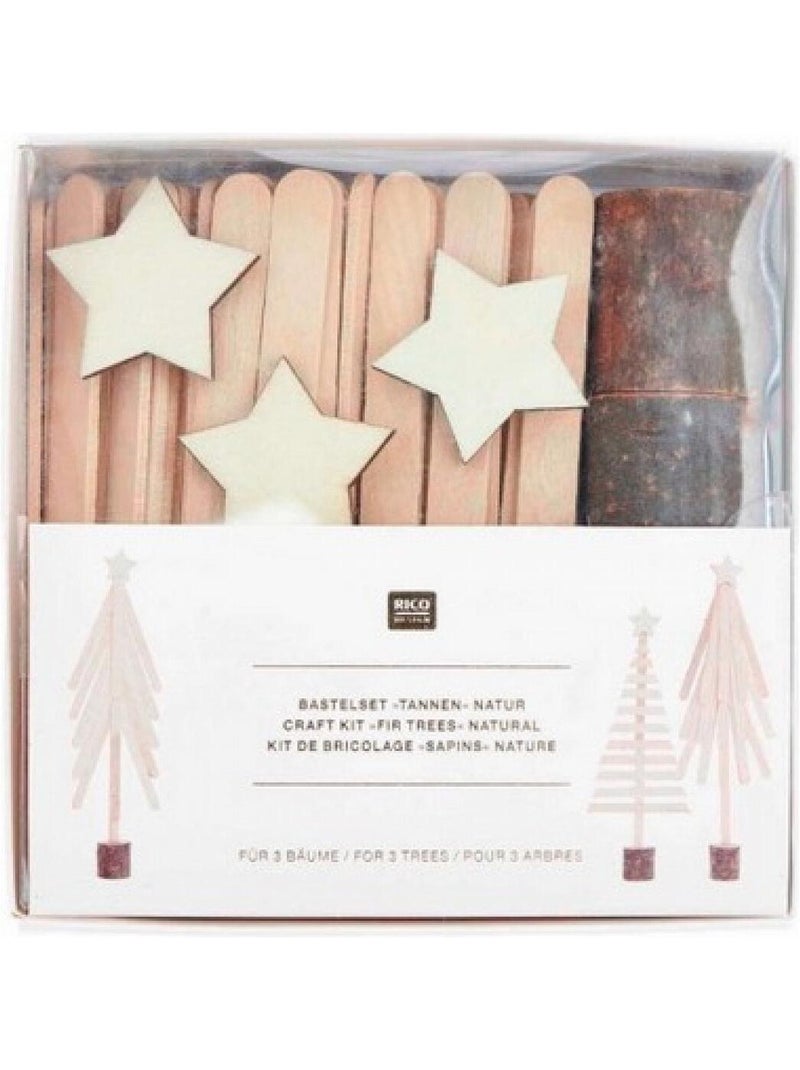 Kit de bricolage Baton de bois - Sapins N/A - Kiabi