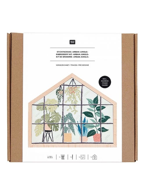 Kit de Broderie pre Dessine Urban Jungle - Kiabi