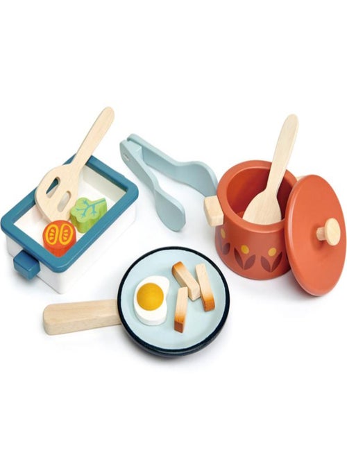 Kit De Casserole Et Poêle En Bois - Kiabi