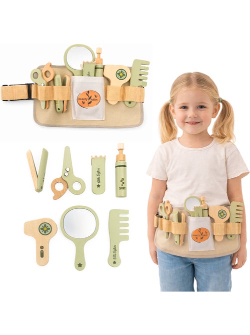 Kit de coiffure en bois avec ceinture ajustable - mamabrum - Kiabi Kit de coiffure en bois avec ceinture ajustable - mamabrum - Kiabi