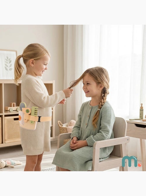 Kit de coiffure en bois avec ceinture ajustable - mamabrum - Kiabi Kit de coiffure en bois avec ceinture ajustable - mamabrum - Kiabi