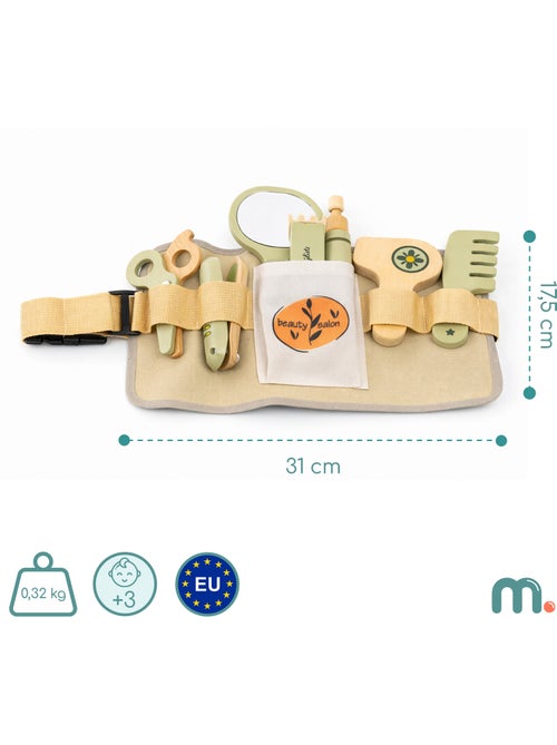 Kit de coiffure en bois avec ceinture ajustable - mamabrum - Kiabi Kit de coiffure en bois avec ceinture ajustable - mamabrum - Kiabi