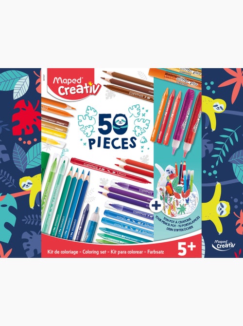 Kit de coloriage crayons et feutres - Kiabi Kit de coloriage crayons et feutres - Kiabi