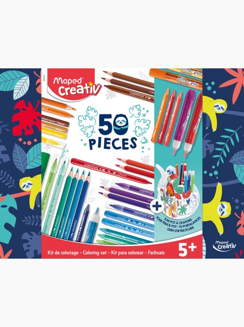 Kit de coloriage crayons et feutres - Kiabi Kit de coloriage crayons et feutres - Kiabi