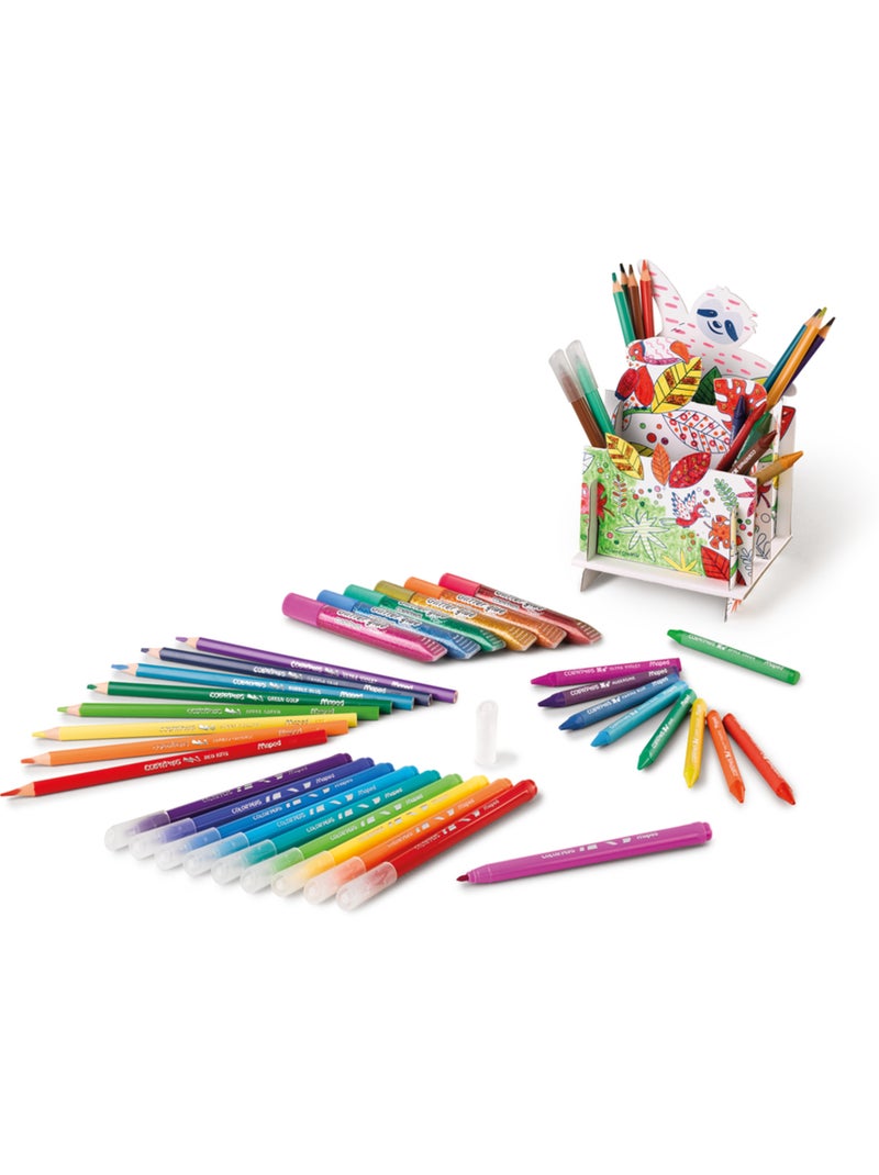 Kit de coloriage crayons et feutres N/A - Kiabi