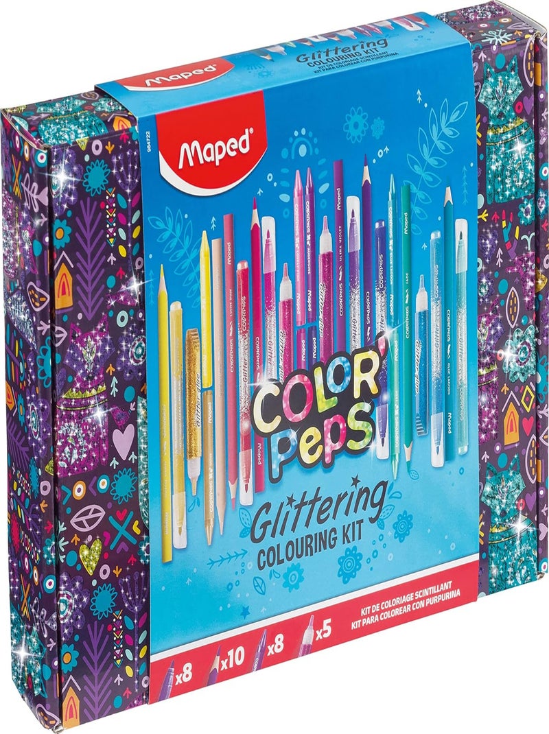 Kit De Coloriage Scintillant - Maped N/A - Kiabi