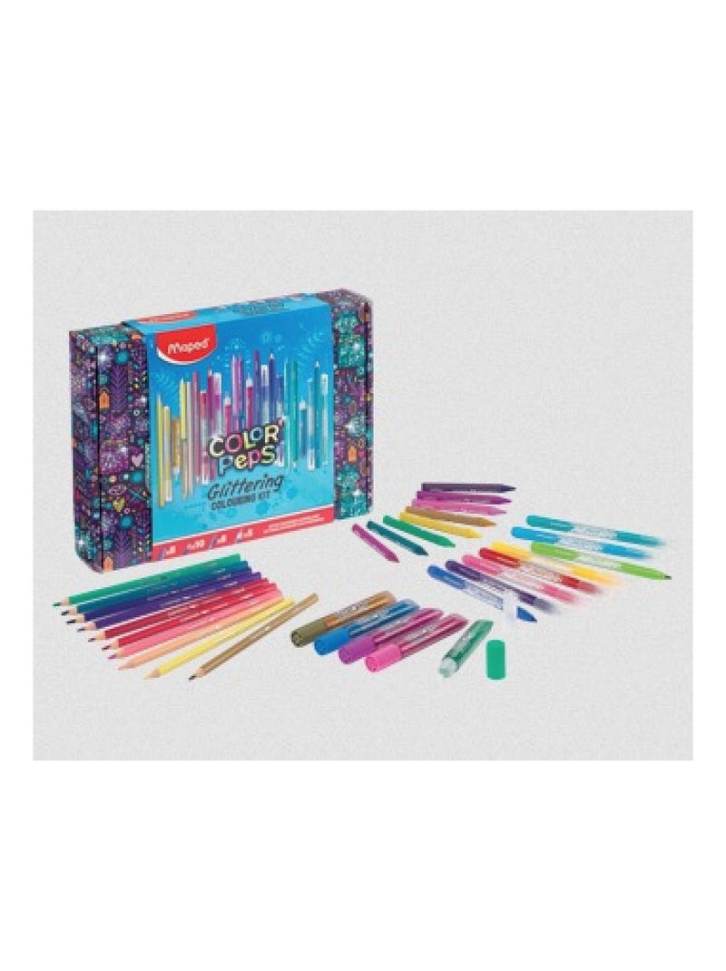 Kit De Coloriage Scintillant - Maped N/A - Kiabi