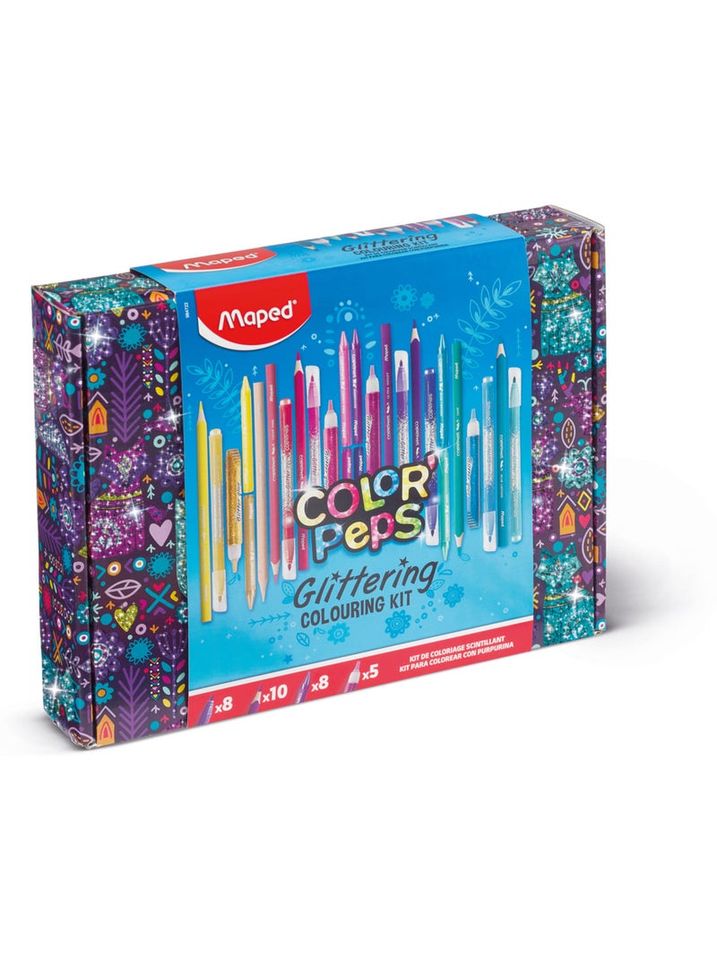 Kit de coloriage scintillant color peps N/A - Kiabi