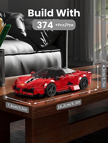 Kit de construction de maquettes de voitures Laferrari