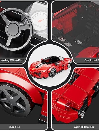 Kit de construction de maquettes de voitures Laferrari