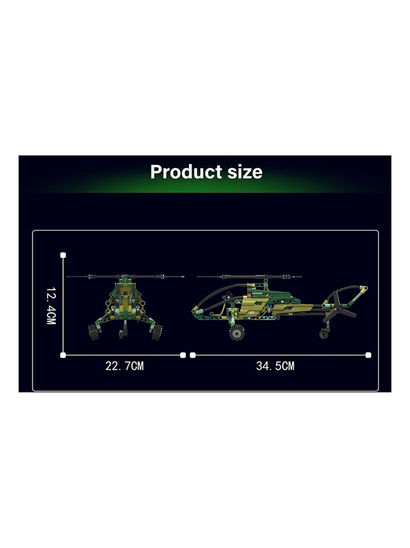 Kit de construction de maquettes d'hélicoptère d'exploration Vert - Kiabi