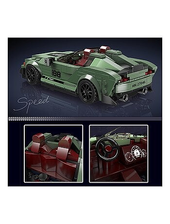Kit de construction de modèle de voiture décapotable Supra