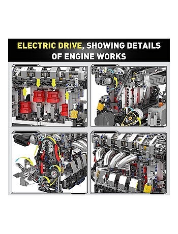 Kit de construction de moteur à essence motorisé L4