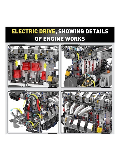 Kit de construction de moteur à essence motorisé L4 - Kiabi
