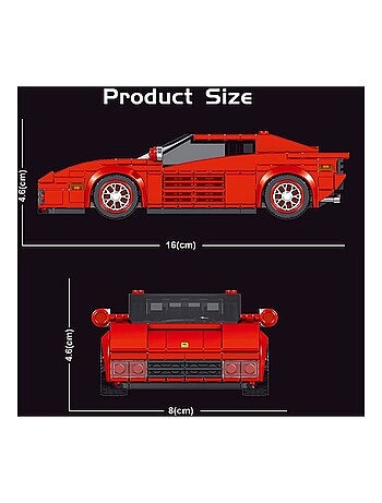 Kit de construction de supercar Testarossa