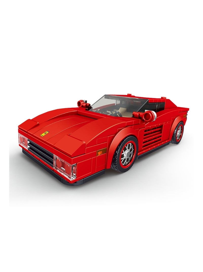 Kit de construction de supercar Testarossa Rouge - Kiabi