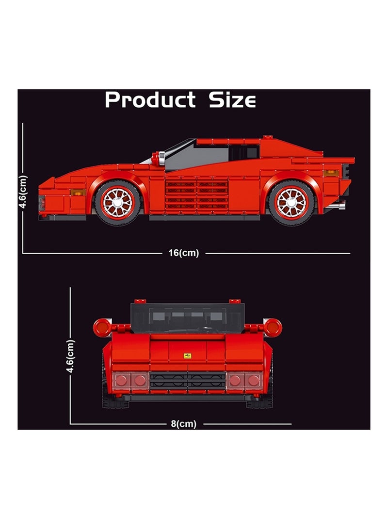 Kit de construction de supercar Testarossa Rouge - Kiabi