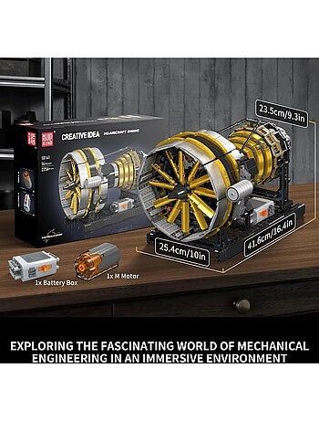 Kit de construction de turbine motorisée