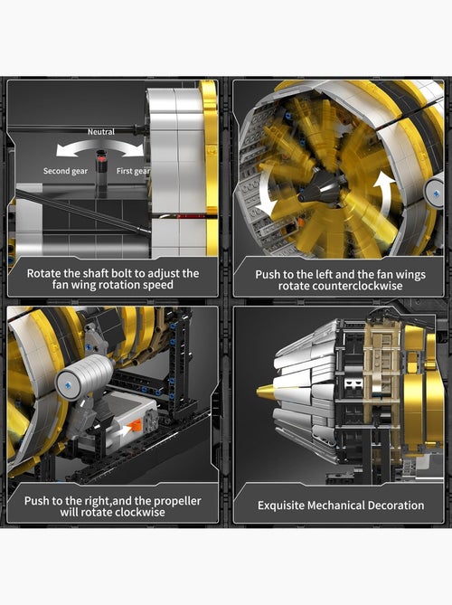 Kit de construction de turbine motorisée - Kiabi