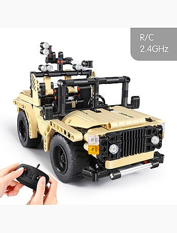 Kit de construction de voiture rc militaire 2 en 1 im.master - 370 pièces.