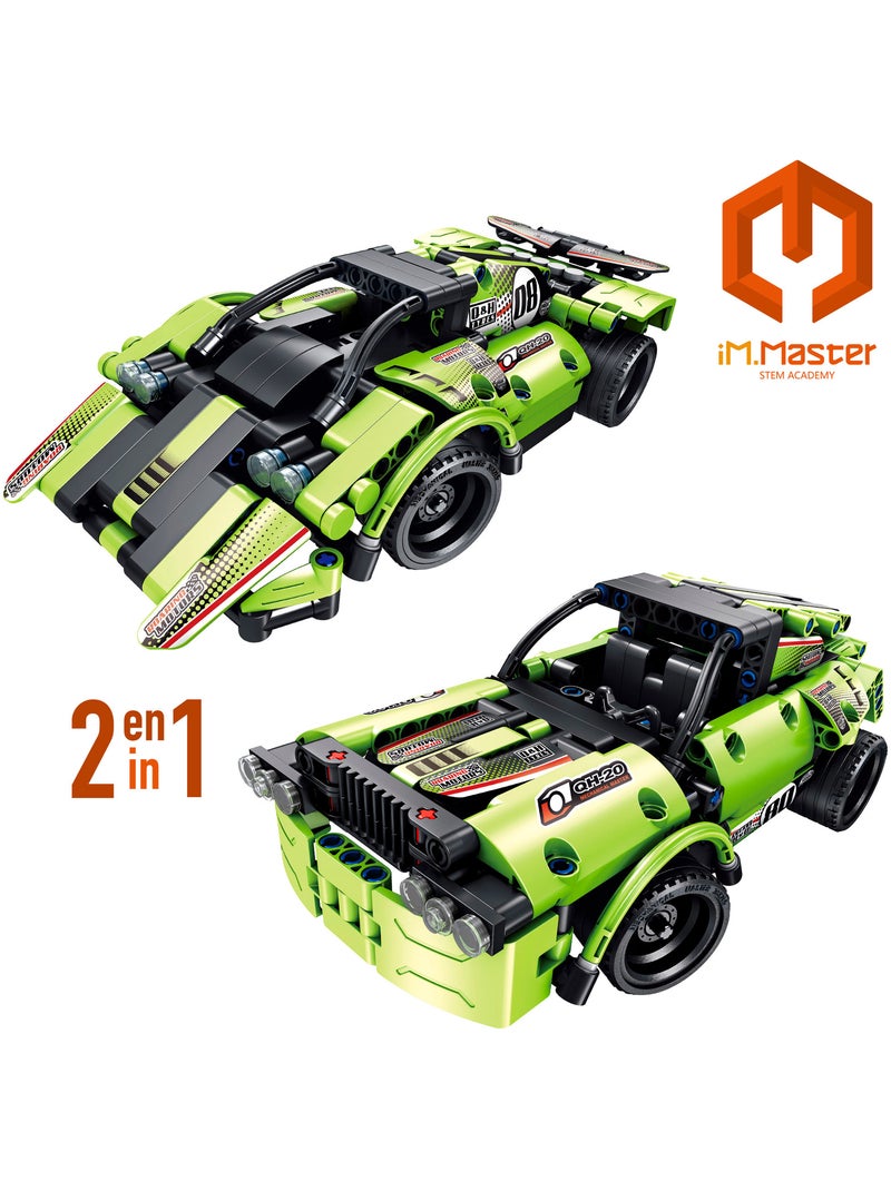 Kit de construction de voiture télécommandée im.master sport 2 en 1 - 335 pièces. N/A - Kiabi