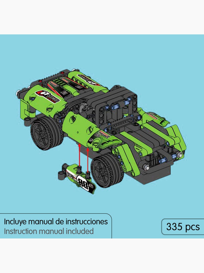 Kit de construction de voiture télécommandée im.master sport 2 en 1 - 335 pièces. N/A - Kiabi