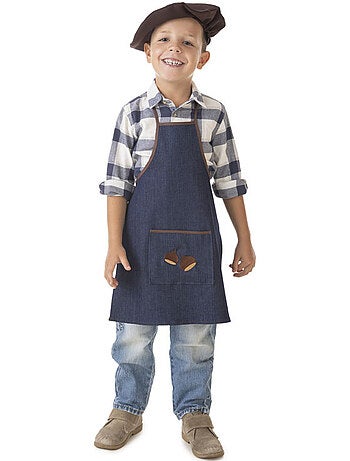 Kit de costume Chestnut Vendor Jeans : tablier et béret