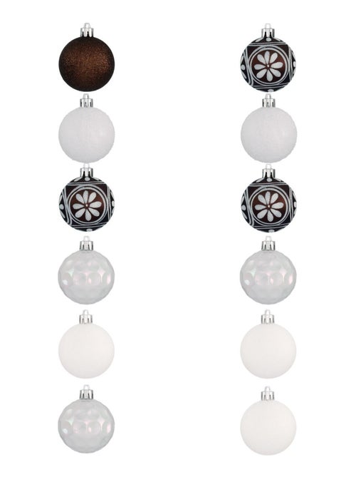 Kit de déco pour sapin de Noël - 12 Boules - Kiabi