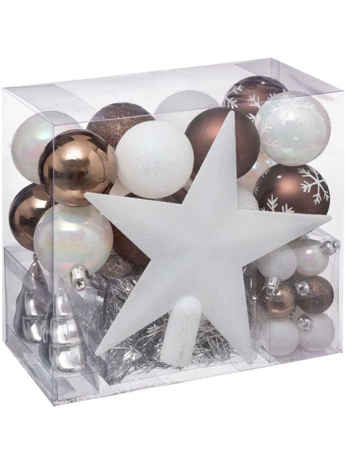 Kit de décoration pour sapin de Noël - 44 Pièces - Kiabi