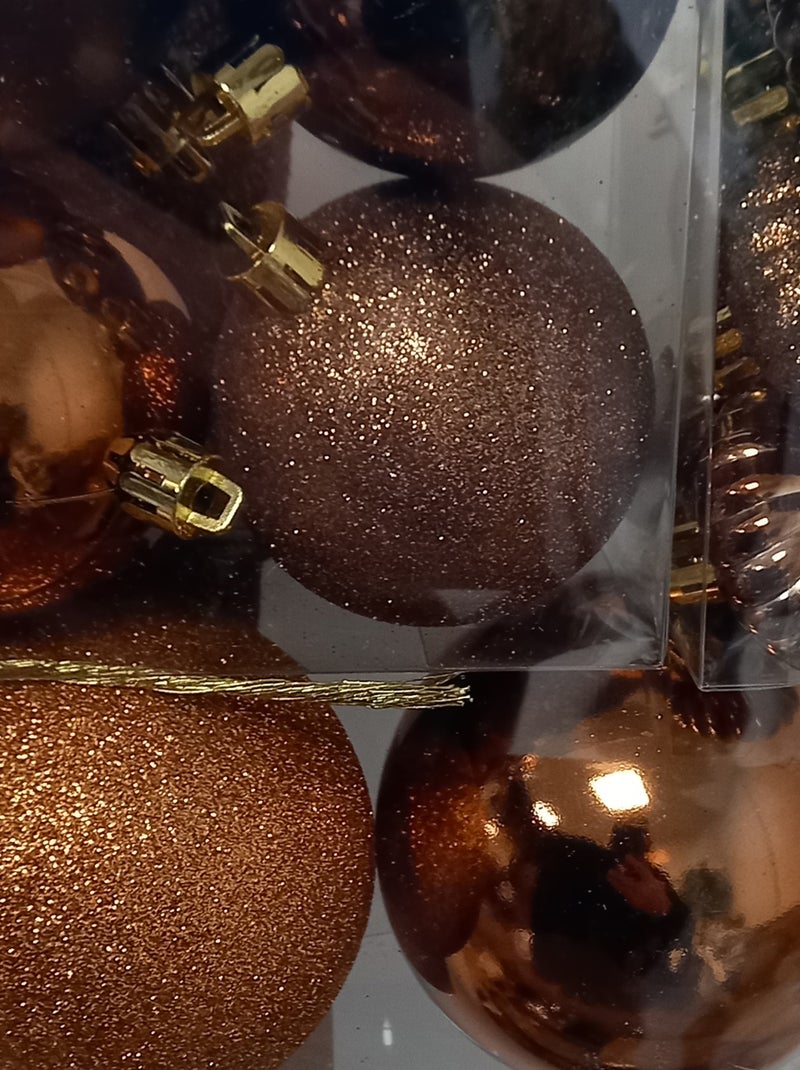 Kit de décoration pour sapin de Noël Marron clair - Kiabi