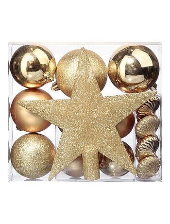 Kit de décorations pour sapin de noël - 18 Pièces