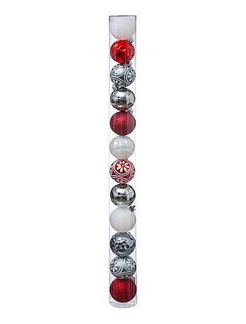 Kit de décorations pour sapin de Noël 12 boules