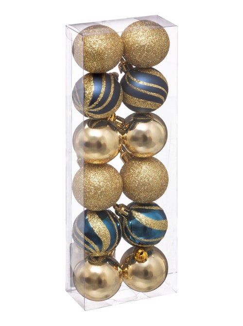 Kit de décorations pour sapin de Noël 12 pièces - Kiabi