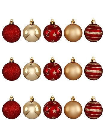 Kit de décorations pour sapin de Noël 15 pièces