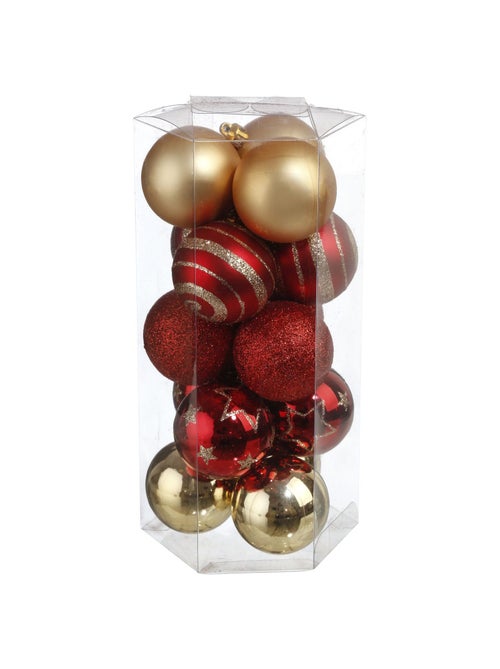 Kit de décorations pour sapin de Noël 15 pièces - Kiabi Kit de décorations pour sapin de Noël 15 pièces - Kiabi