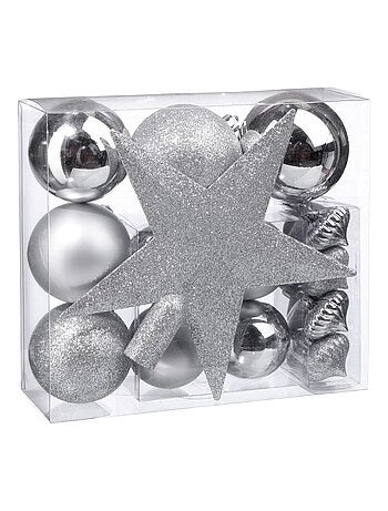 Kit de décorations pour sapin de Noël 18 pièces