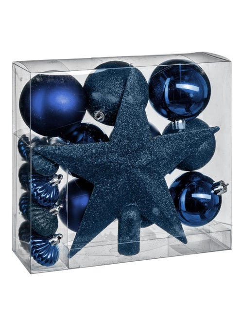 Kit de décorations pour sapin de Noël 18 pièces - Kiabi Kit de décorations pour sapin de Noël 18 pièces - Kiabi