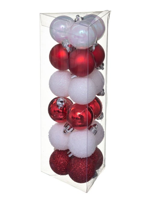 Kit de décorations pour sapin de Noël 3 finitions 18 pièces - Kiabi
