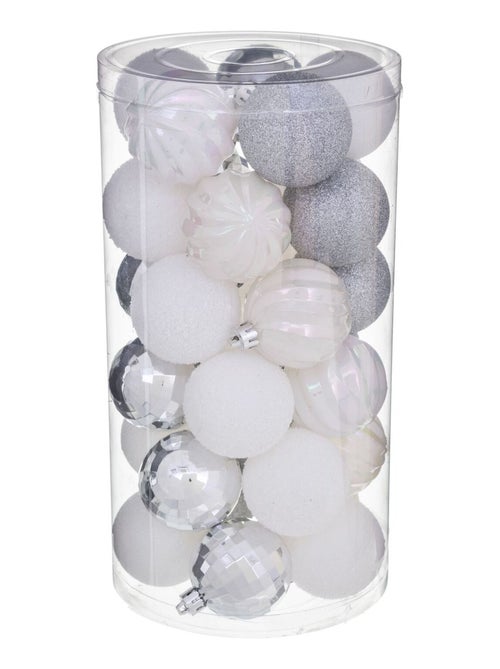Kit de décorations pour sapin de Noël 30 pièces - Kiabi Kit de décorations pour sapin de Noël 30 pièces - Kiabi