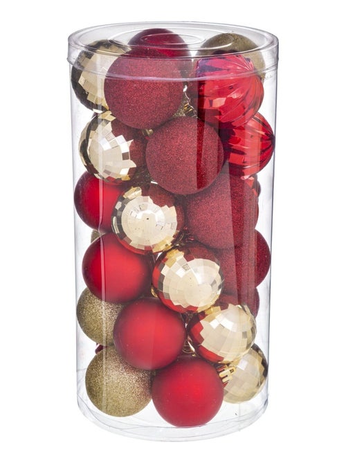 Kit de décorations pour sapin de Noël 30 pièces - Kiabi Kit de décorations pour sapin de Noël 30 pièces - Kiabi