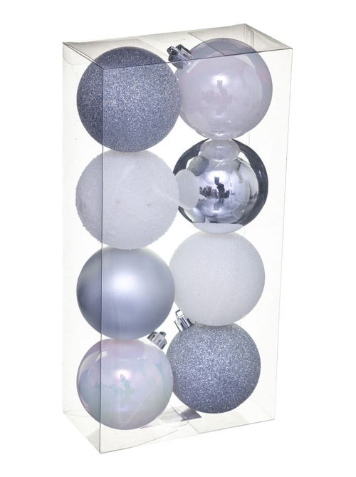 Kit de décorations pour sapin de Noël 8 pièces - Kiabi Kit de décorations pour sapin de Noël 8 pièces - Kiabi