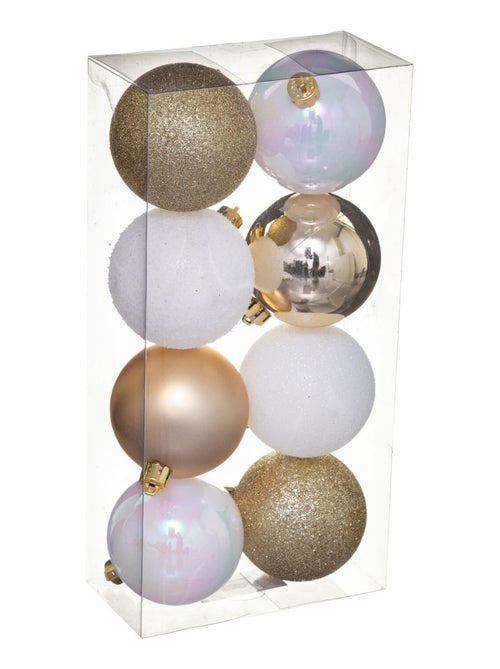 Kit de décorations pour sapin de Noël 8 pièces - Kiabi Kit de décorations pour sapin de Noël 8 pièces - Kiabi