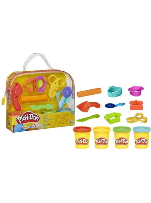 Kit de démarrage Play-Doh avec 4 boîtes et des accessoires - Kiabi